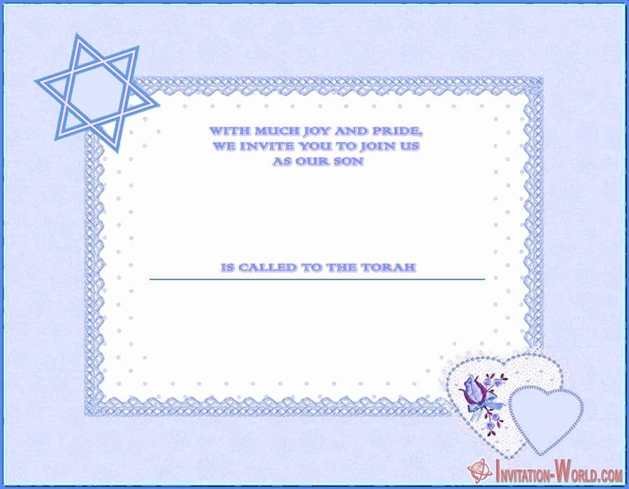 Bar Mitzvah Invitation Template Fresh Bar Mitzvah Invitation Templates Easy to Customize