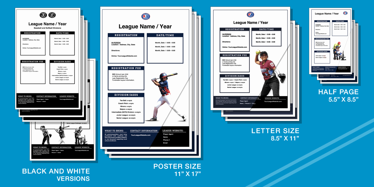 Baseball Registration form Template Unique Marketing Resources Registration Templates Little League