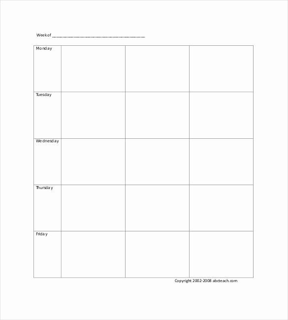 Basic Lesson Plan Template Word Inspirational Blank Template – 24 Free Word Excel Pdf Psd Eps
