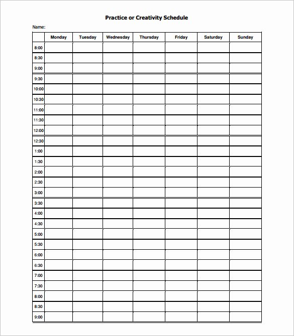 Basketball Practice Plan Template Excel Beautiful 15 Practice Schedule Templates Word Excel Pdf