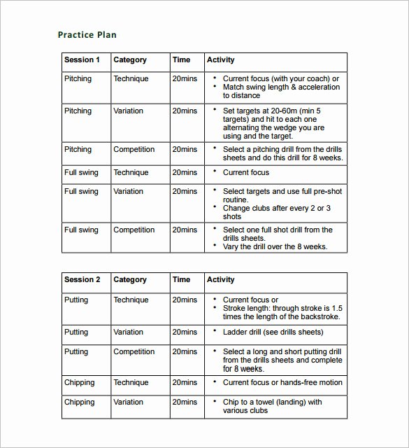 Basketball Practice Plan Template Excel Best Of 15 Practice Schedule Templates Word Excel Pdf