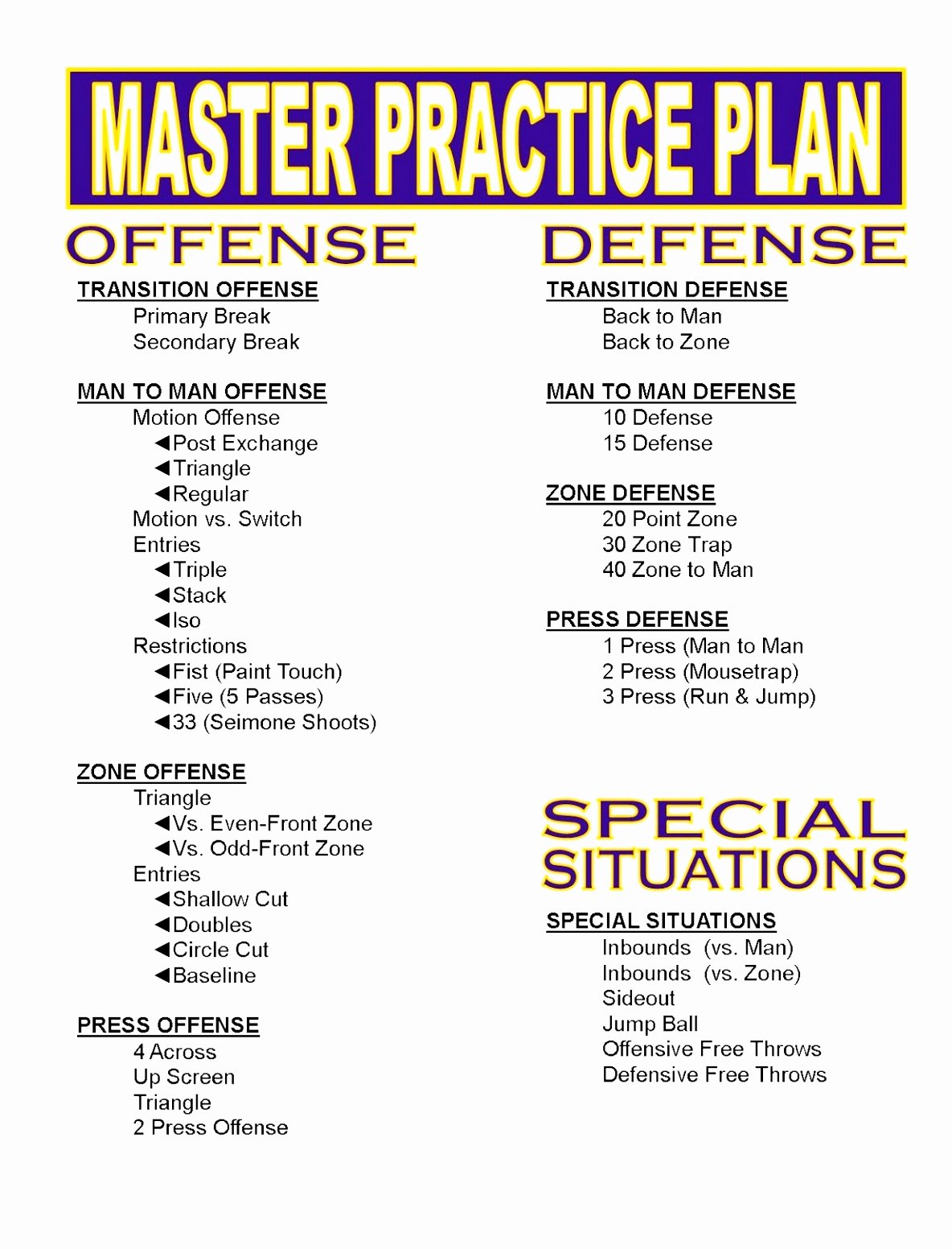 Basketball Practice Plan Template Excel Fresh 12 Youth Football Practice Plans Templates byooy