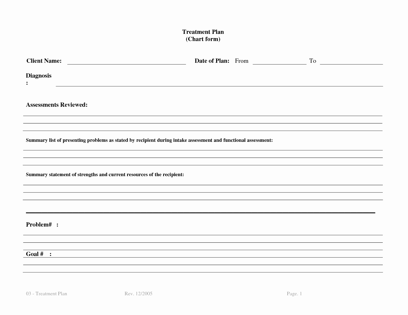 Behavior Action Plan Template Unique Counseling Treatment Plan Templ