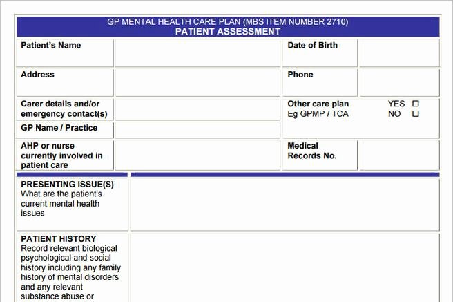 Behavioral Health Treatment Plan Template Fresh 3 Mental Health Care Plan Templates to Help You Be A