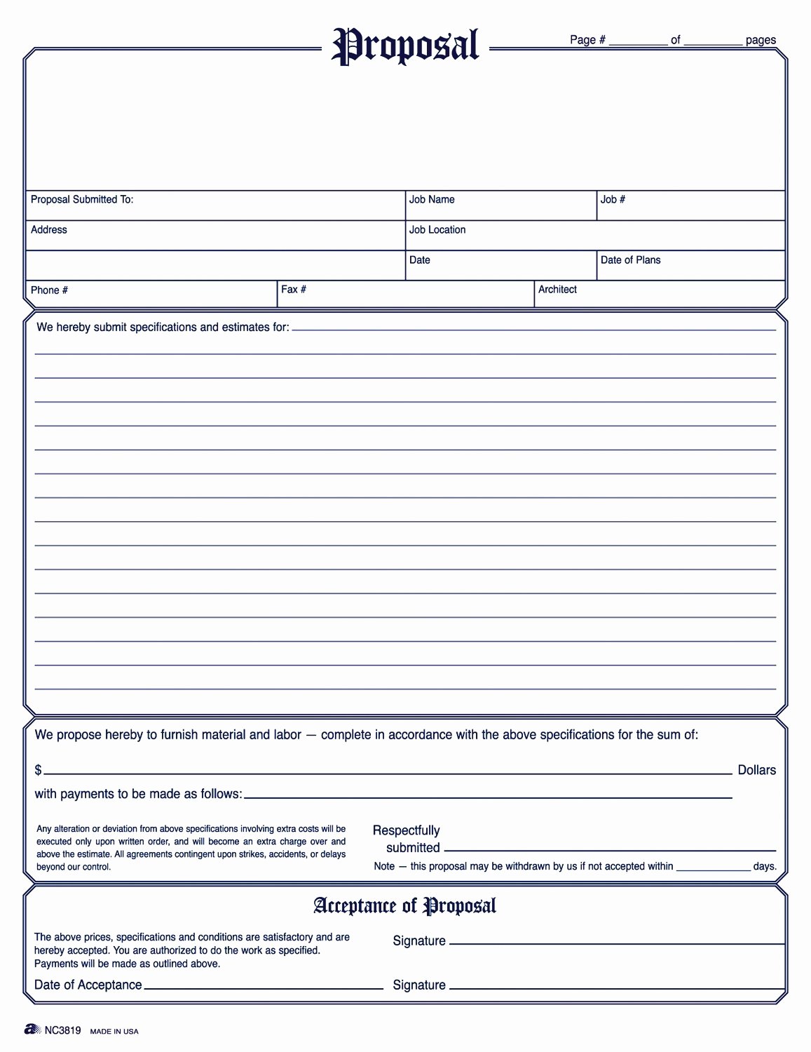 Bid form Template Free Inspirational Search Results for “free Blank Contractor Proposal forms