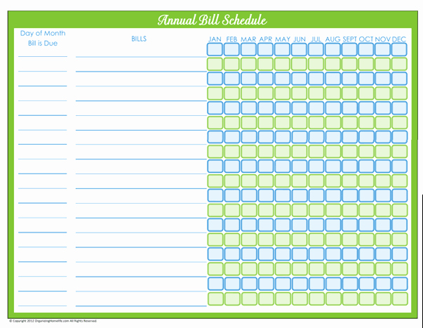 Bill Payment Schedule Template Excel Lovely 5 Bill Payment Schedule Templates Word Excel formats