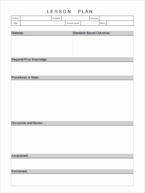 Blank Lesson Plan Template Free Fresh Lesson Plan Template Add Diagrams Easily to Lesson Plans