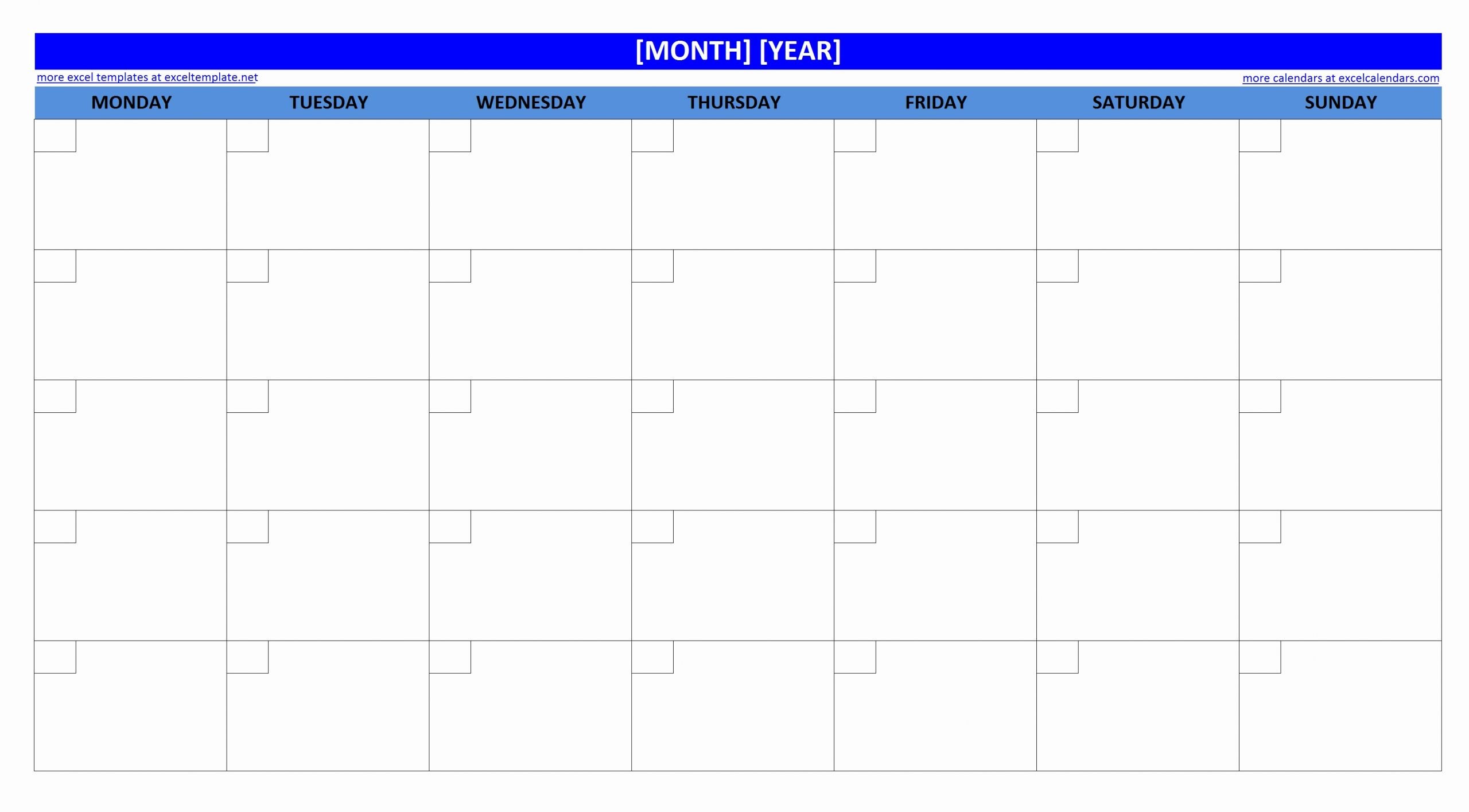 Blank Monthly Schedule Template Beautiful Printable Blank Monthly Calendar