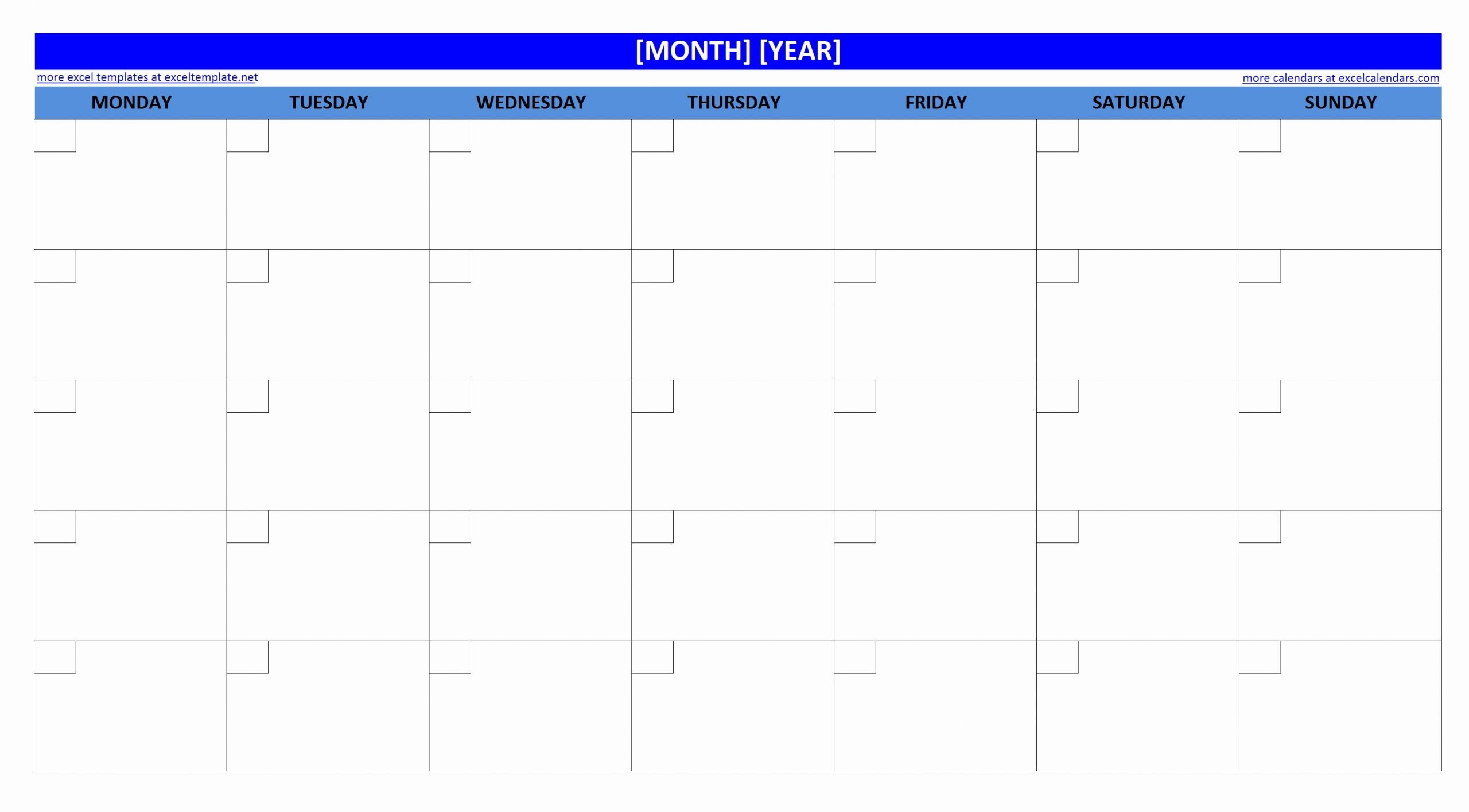 Blank Monthly Schedule Template Beautiful Printable Blank Monthly Calendar