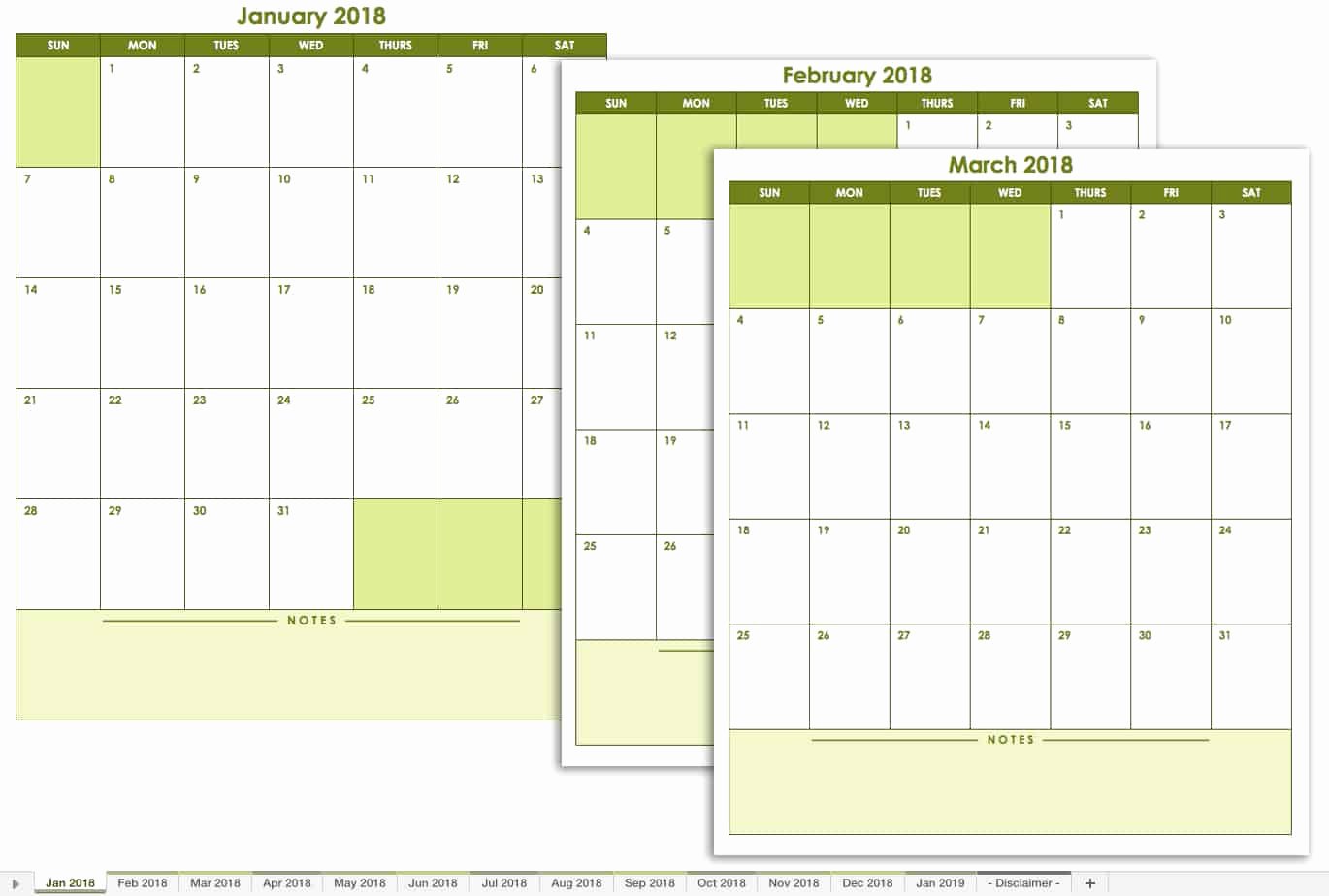 Blank Monthly Schedule Template Luxury Free Excel Calendar Templates