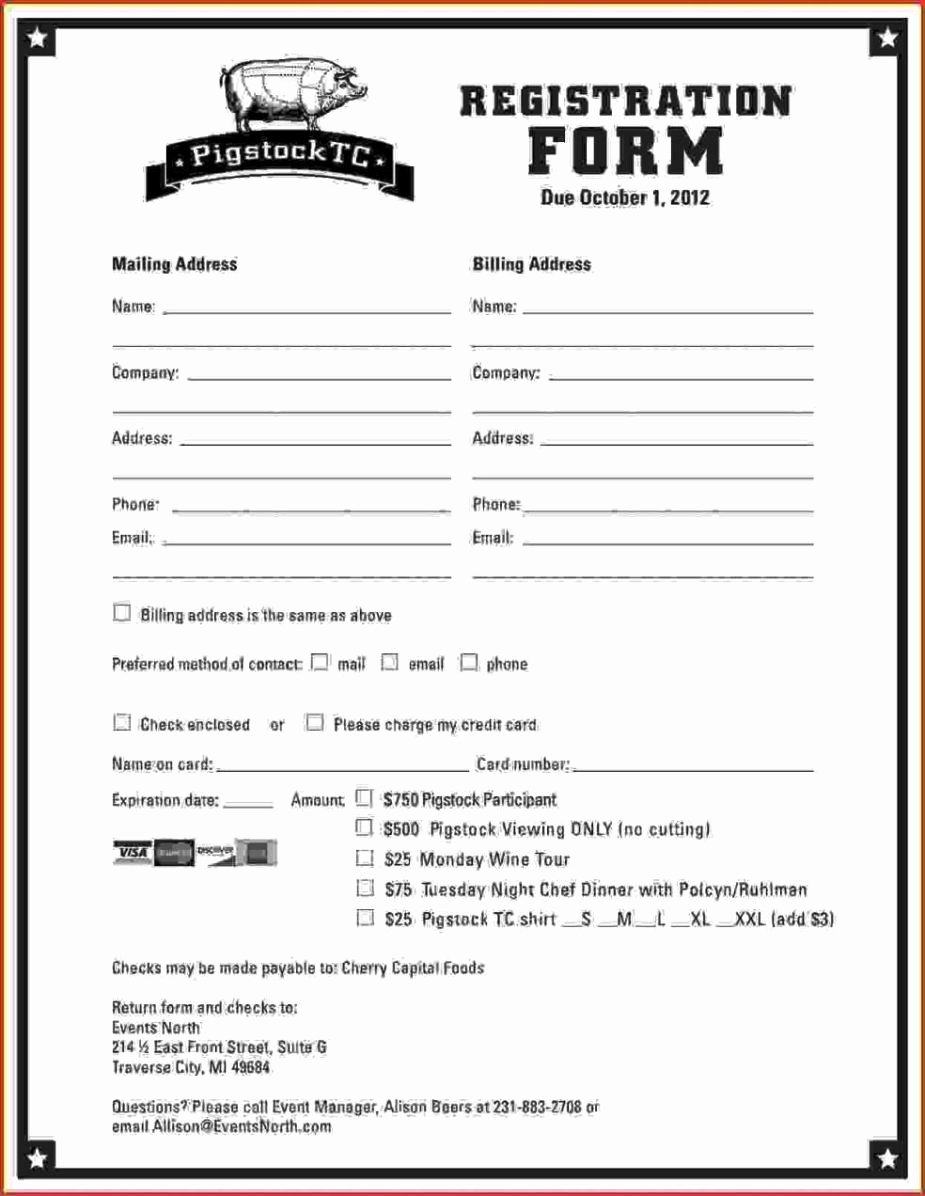 Blank Registration form Template Elegant Dance School Registration form Template Free