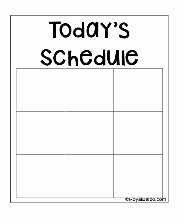 Blank School Schedule Template Inspirational 9 Homeschool Schedule Templates Sample Example