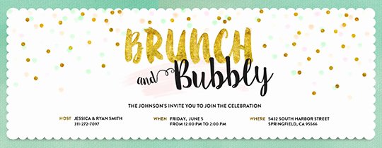 Brunch Invitation Template Free Beautiful Free Brunch &amp; Lunch Party Invitations