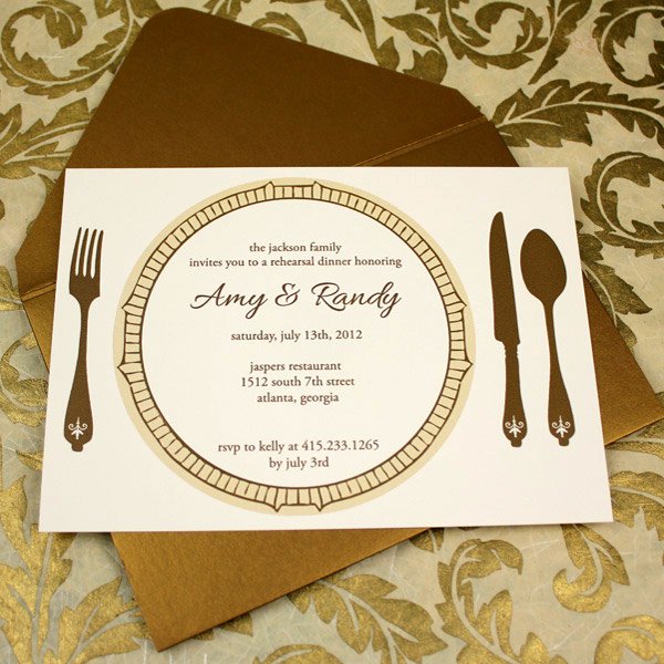 Brunch Invitation Template Free Luxury Invitation Template – Elegant Rehearsal Dinner Invitation