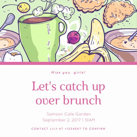 Brunch Invitation Template Free Unique Customize 118 Brunch Invitation Templates Online Canva