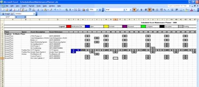 Building Maintenance Schedule Excel Template Best Of 4 Maintenance Templates Excel Xlts
