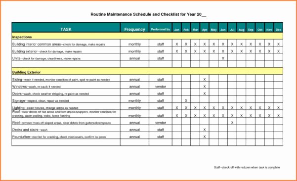 Building Maintenance Schedule Excel Template Unique Building Maintenance Costs Spreadsheet Google Spreadshee