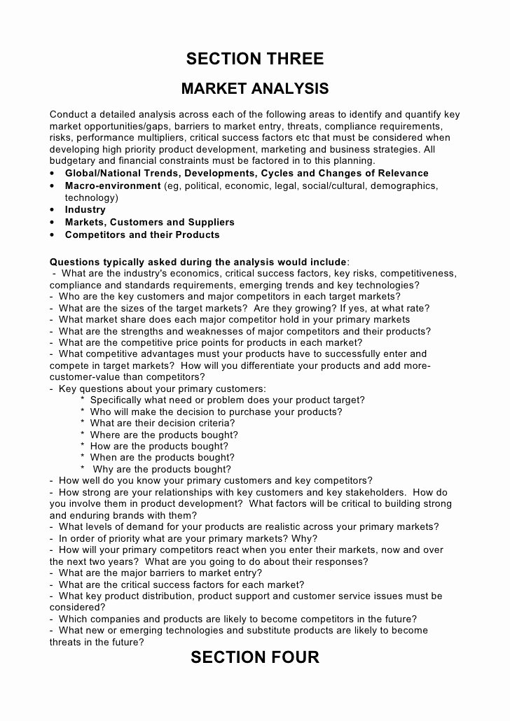 Business Analysis Plan Template Unique Business Plan Analysis Studyclix Web Fc2