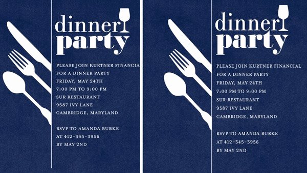 Business Dinner Invitation Template Awesome 7 Business Party Invitations Designs Templates