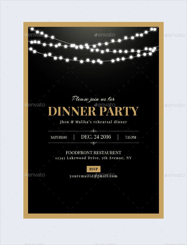 Business Dinner Invitation Template Beautiful 47 Dinner Invitation Templates Psd Ai