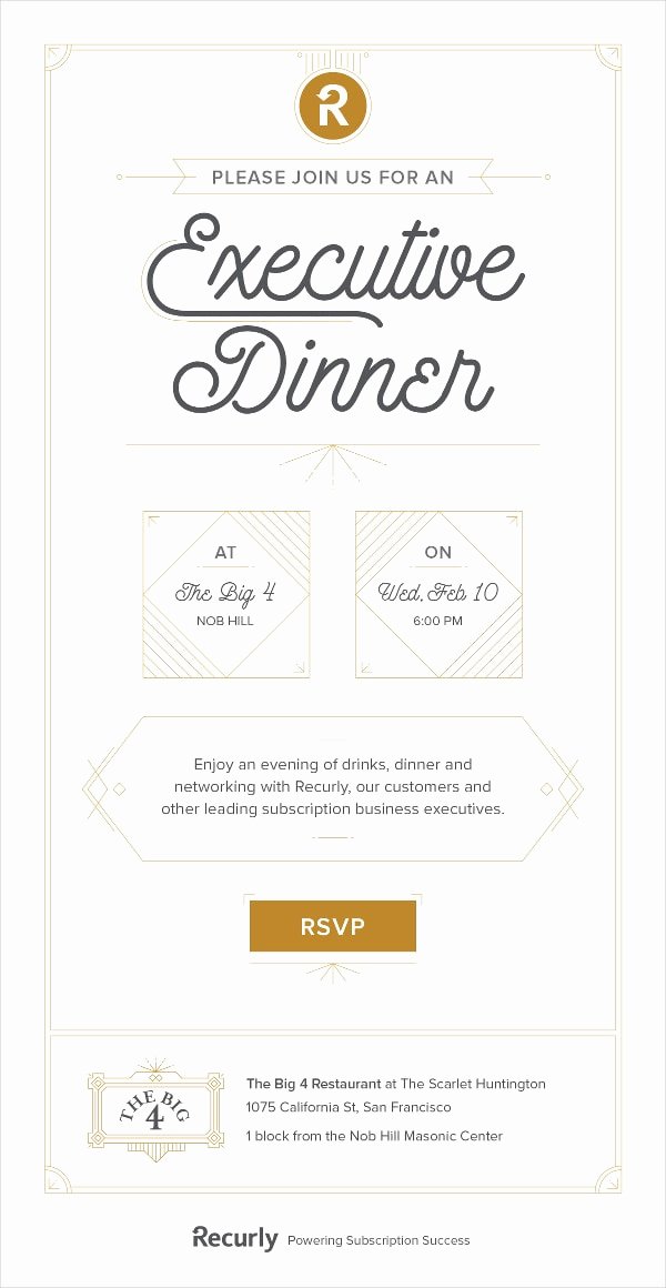 Business Dinner Invitation Template New 23 Business Invitation Designs &amp; Examples Psd Ai