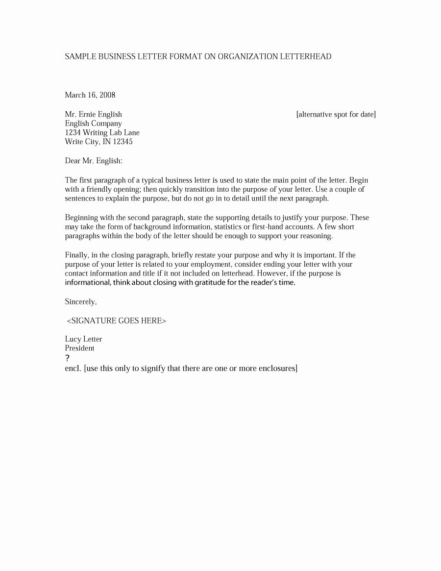 Business form Letter Template Awesome Business Letter Etiquette Examples