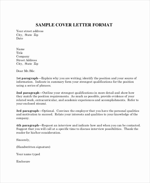 Business form Letter Template New 8 Sample Business Letter formats Pdf Word