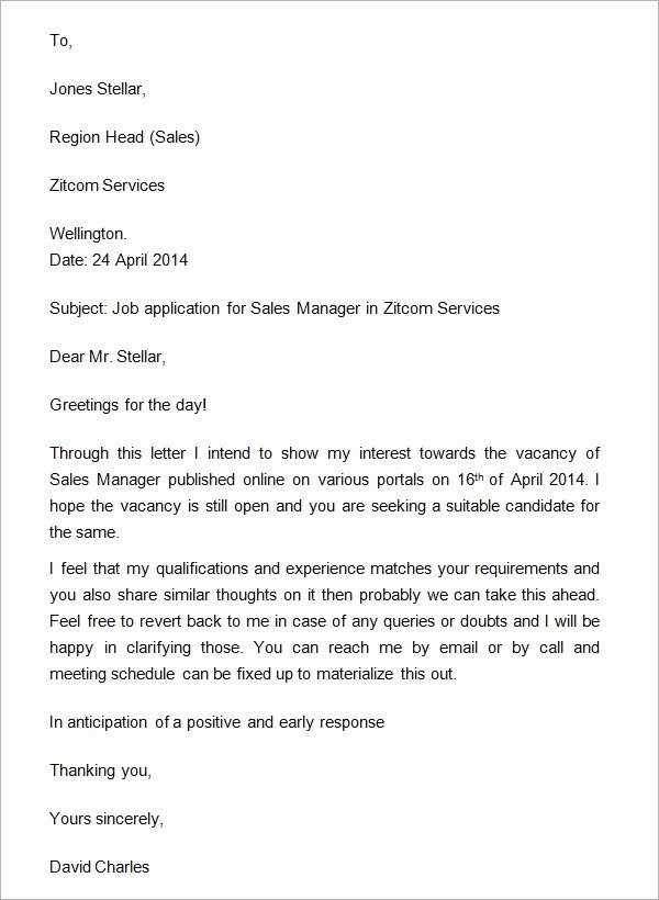 Business Letter format Template Inspirational Free 28 Sample Business Letters format In Pdf