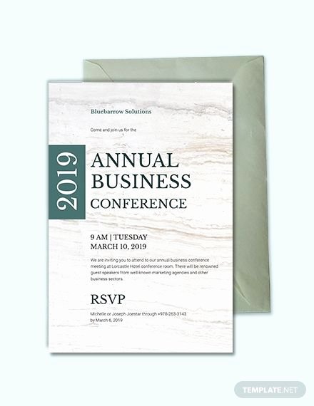 Business Meeting Invitation Template Fresh Business Conference Invitation