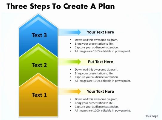 Business Plan Template for Kids Fresh Business Powerpoint Templates Three Steps to Create Plan