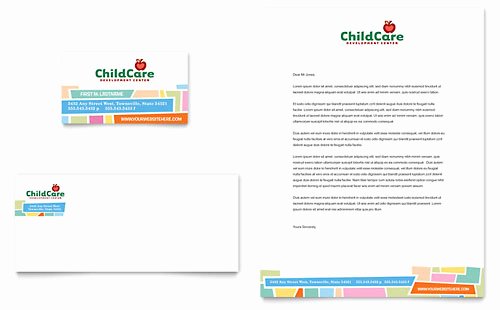 Business Plan Template for Kids Fresh Preschool &amp; Kindergarten Letterhead Templates Word