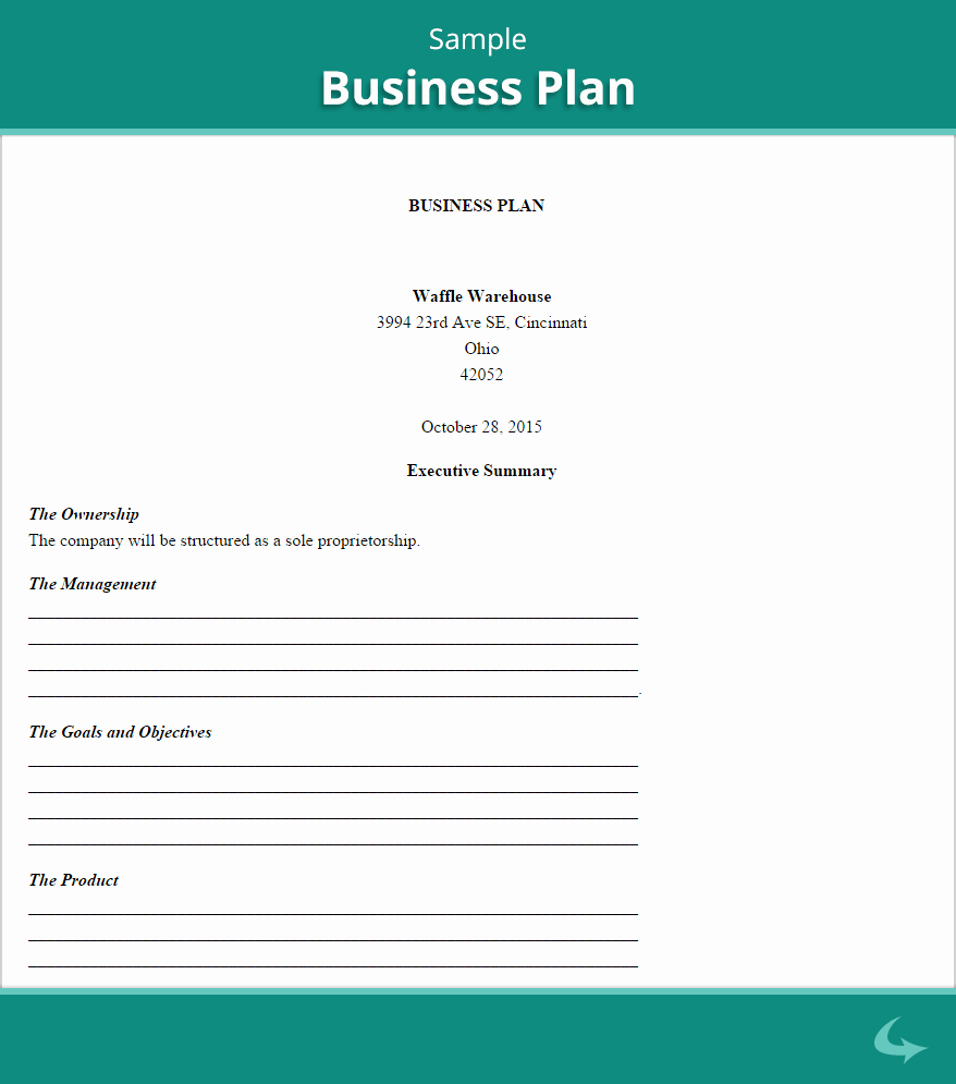 Business Proposal format Template Awesome Business Plan Template