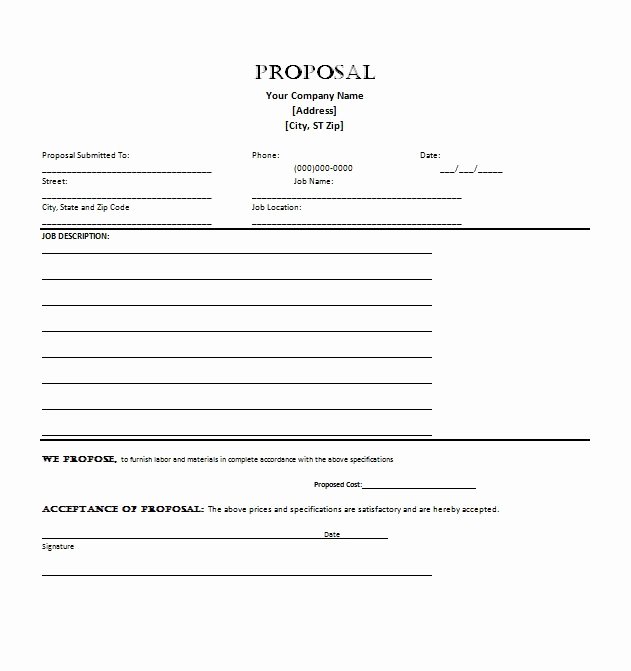 Business Proposal format Template Fresh 30 Business Proposal Templates &amp; Proposal Letter Samples