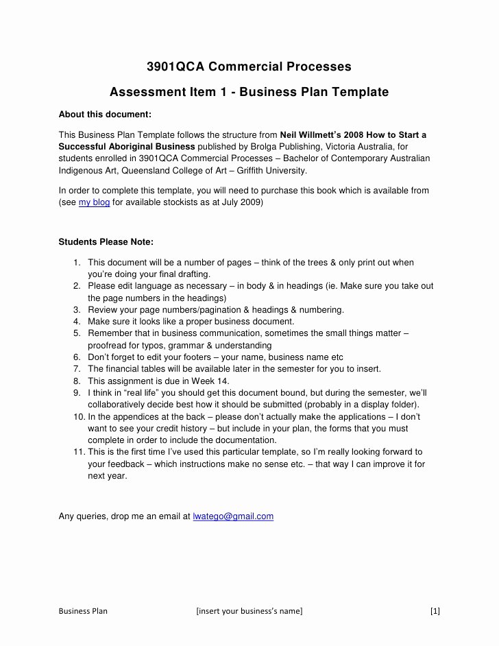 Business Proposal format Template Fresh 3901 Qca Business Plan Concept Template