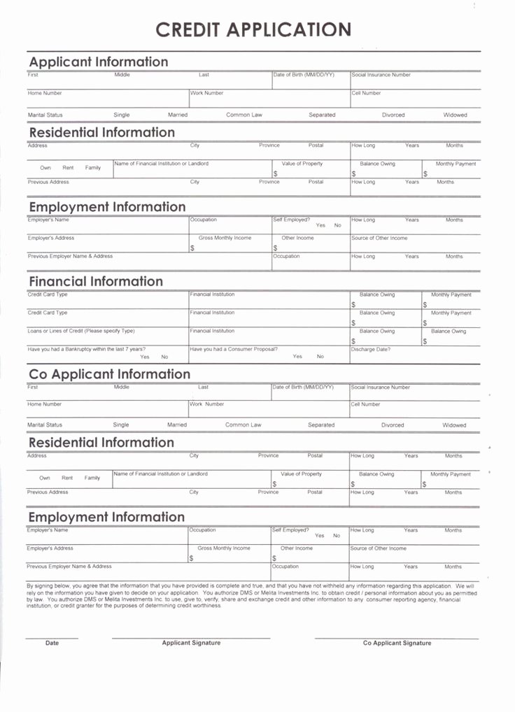 Car Loan Application form Template Beautiful Auto Loan Credit Application form Pdf Auto Loan