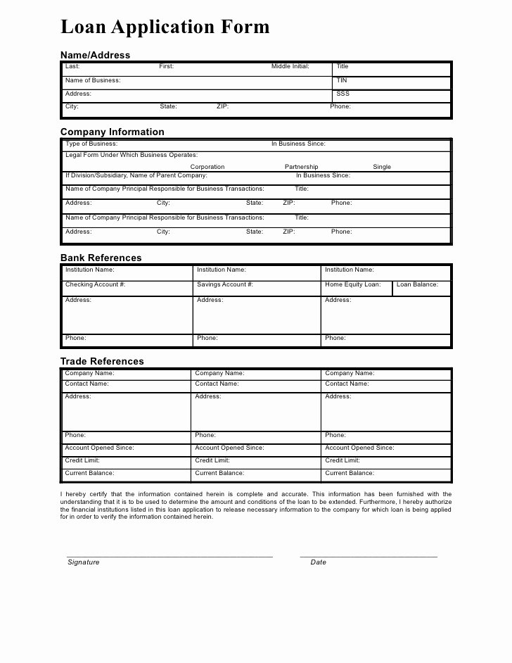 Car Loan Application form Template Best Of Loan Application form