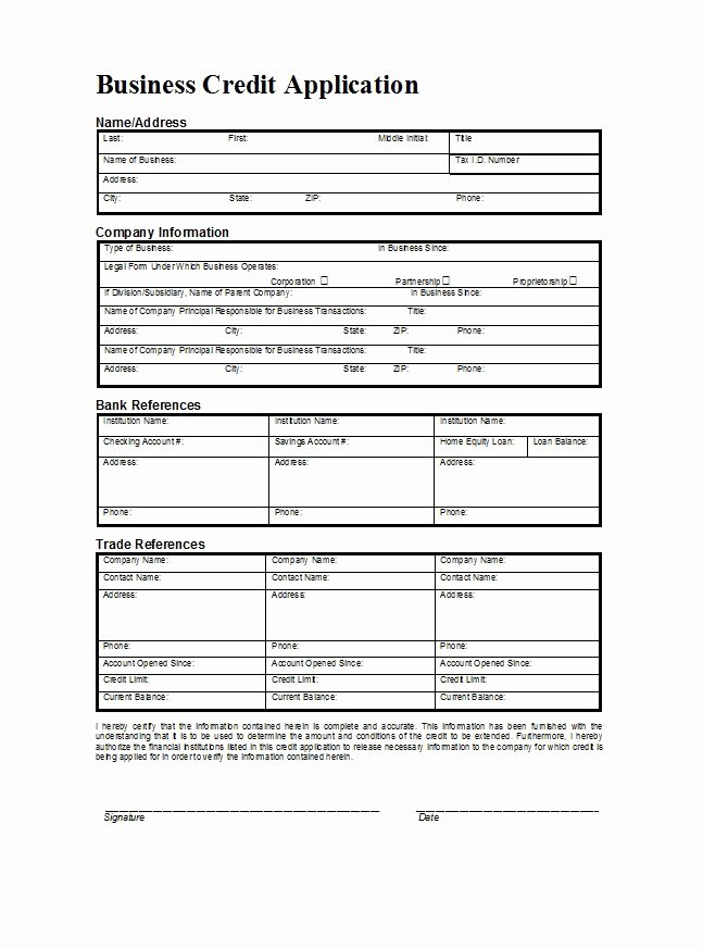 Car Loan Application form Template New 40 Free Credit Application form Templates &amp; Samples
