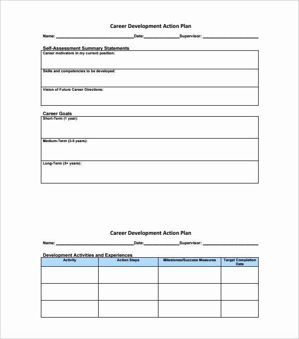 Career Action Plan Template Awesome Sample Action Plan Template 28 Download Free Documents