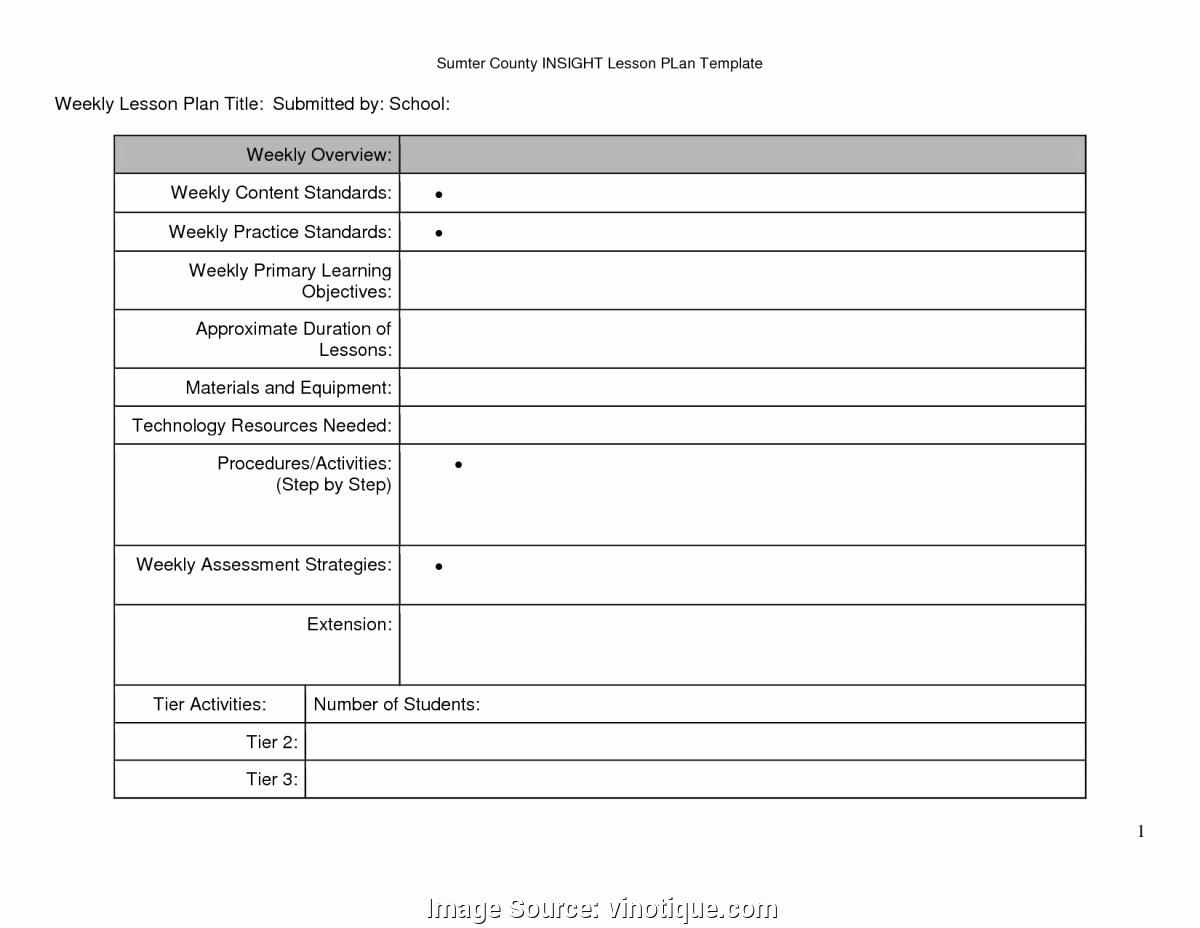 Ccss Lesson Plan Template Beautiful Printable Lesson Plan Template Free to Devki Samara