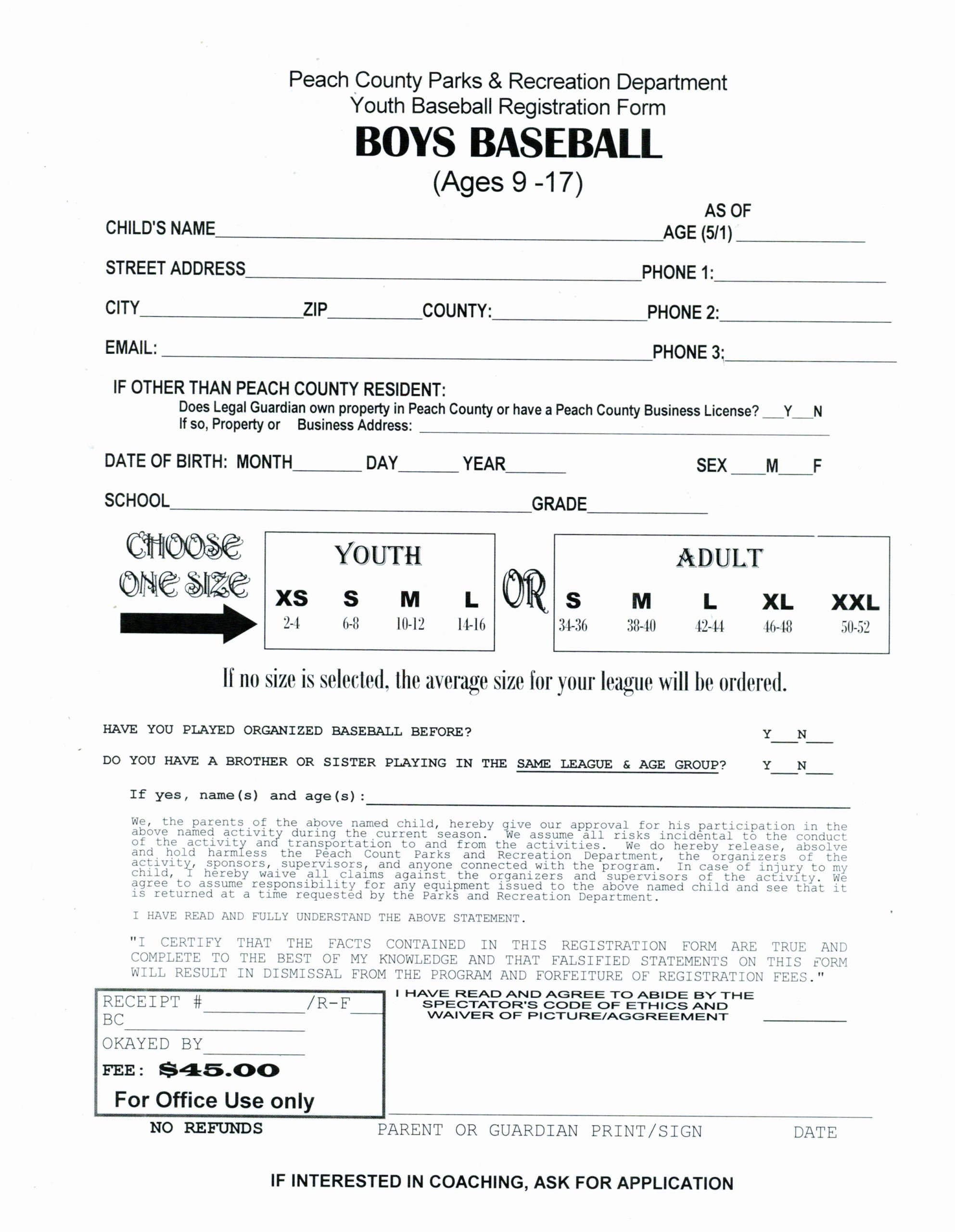 Cheerleading Registration form Template Fresh Index Of Cdn 16 1994 130