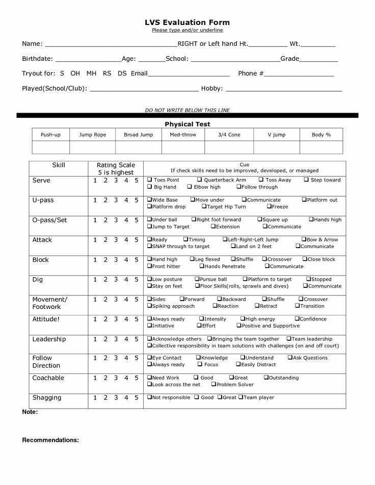 Cheerleading Registration form Template Luxury Scope Of Work Template Bump Set Spike