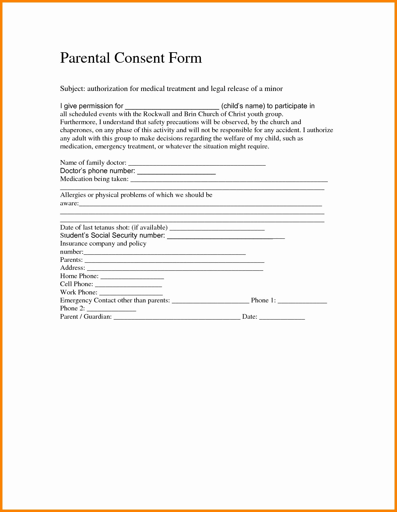 Child Travel Consent form Template New Consent Letter for Children Travelling Abroad 2018
