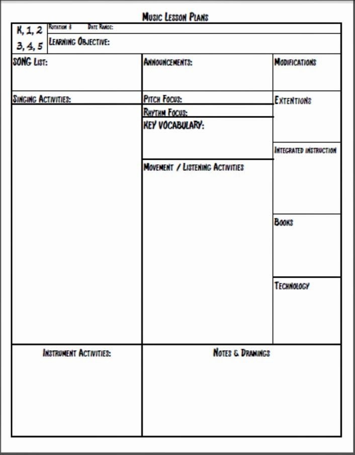 Choir Lesson Plan Template Awesome Melodysoup Blog Music Lesson Plan Template