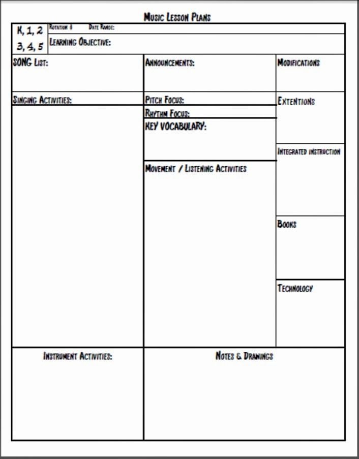 Choir Lesson Plan Template Elegant Melodysoup Blog Music Lesson Plan Template