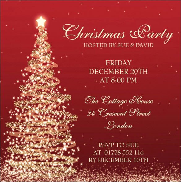 Christmas Party Invite Template Word Awesome Christmas Invitation Template – 26 Free Psd Eps Vector