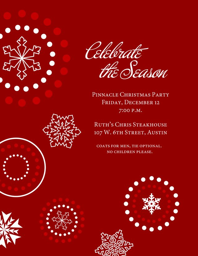 Christmas Party Invite Template Word Best Of Holiday Invitation Templates