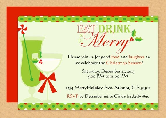 Christmas Party Invite Template Word Elegant Be Merry Invitation Editable Template Microsoft Word