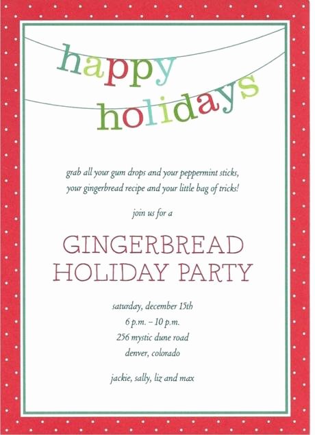 Christmas Party Invite Template Word Fresh Free Holiday Party Invitation Templates Word Paperblog