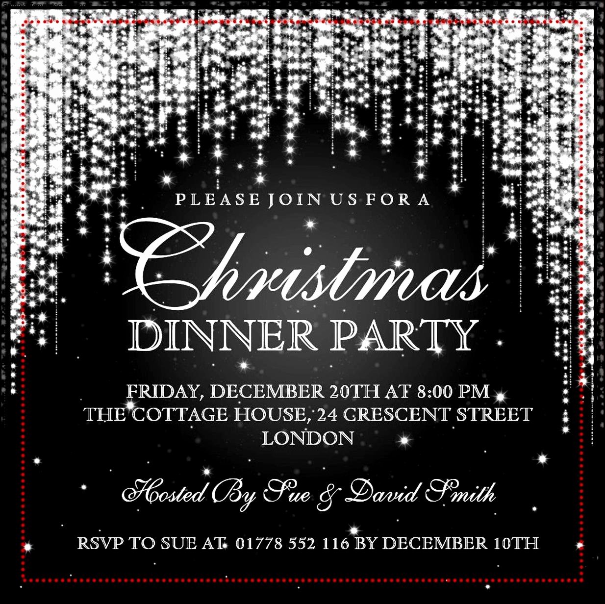 Christmas Party Invite Template Word Unique Christmas Invitation Template