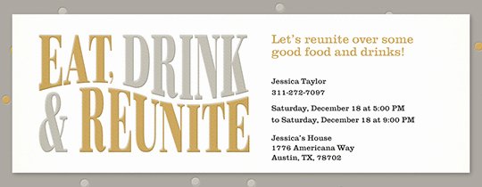 Class Reunion Invitation Template Awesome Free Class &amp; Family Reunion Invitations